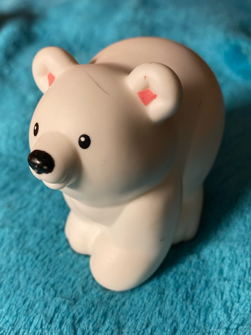 Fisher price little people Polar Bear Arctic Wild Zoo Animal 2001